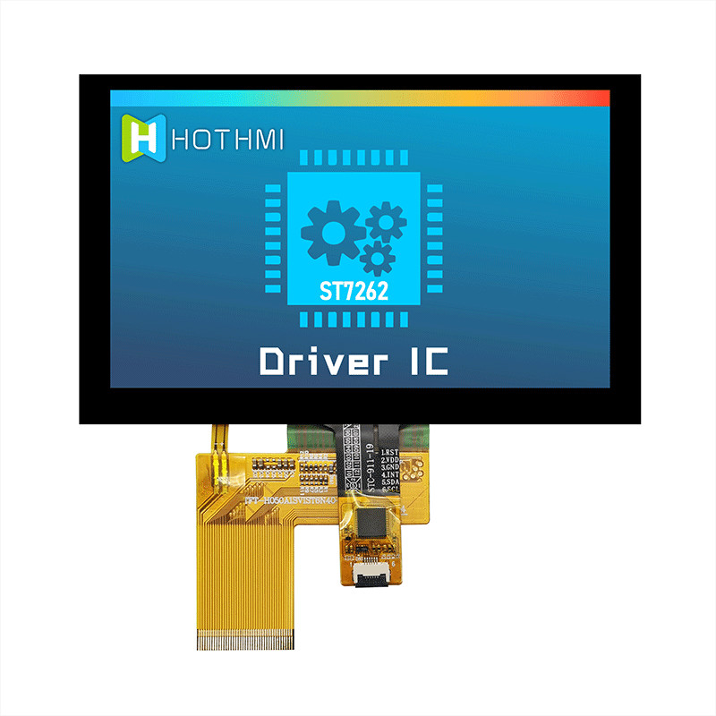 5 Inch 800X480 Pcap Monitor Wide Temperature TFT LCD Module Touch Screen