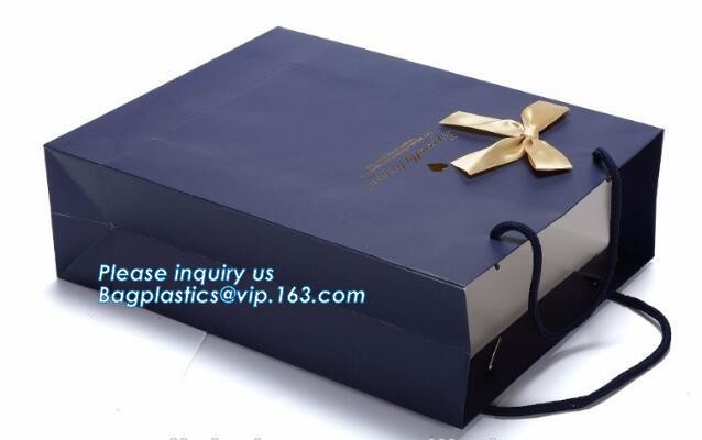 Custom paper bag with handle coated white paper bag printing pattern flower carrier bag,Flower carrier paper bags with d