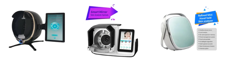 3D AI Intelligent 2in1 Single Handle Scalp Scanner Facial Skin Analyzer