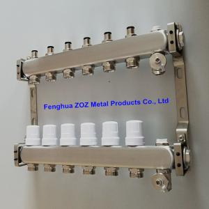 China Stainless steel manifolds set for hydronic radiant and under floor heating system wholesale