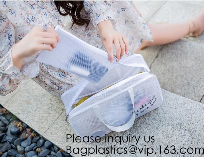 Custom Clear Pvc Lady Handbag Set Transparent Beach Tote Bag With Inner Pouch,Shoulder Tote Holographic PVC Beach Bag