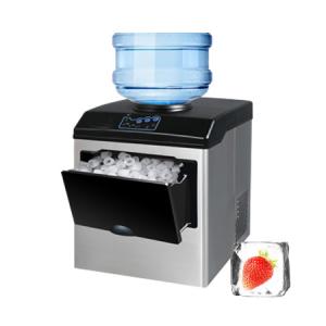 China 25kg Automatic Countertop Nugget Small Portable Ice Maker Machine Black for Business and Home Ice Making Capacity 25kgs/24H wholesale