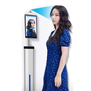 China IP65 Temp Measuring Fever Alarm Facial Recognition Time Attendance wholesale