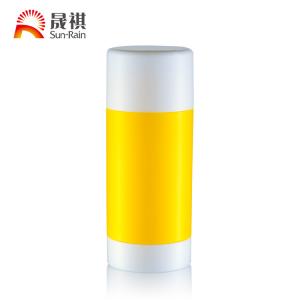 China Plastic PP Cosmetic Empty Deodorant Containers Twist Up Bottle Customized Color wholesale