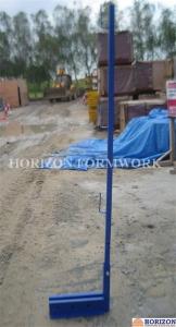 China Adjustable Guardrail Post For Safe Working Protection In Slab Formwork Scaffolding Systems wholesale