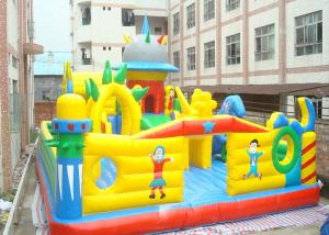 China Customized Colourful Inflatable Bouncy Castle , Kids Inflatable Playground on sale