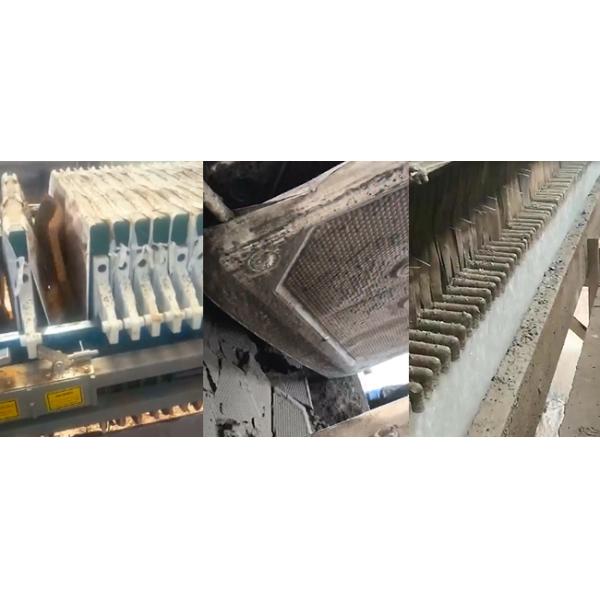 Automatic sewage chamber filter press with polypropylene filter plate