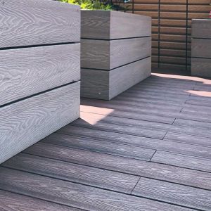 China Waterproof Balcony Outdoor Composite Decking Boards WPC Hollow Profile wholesale