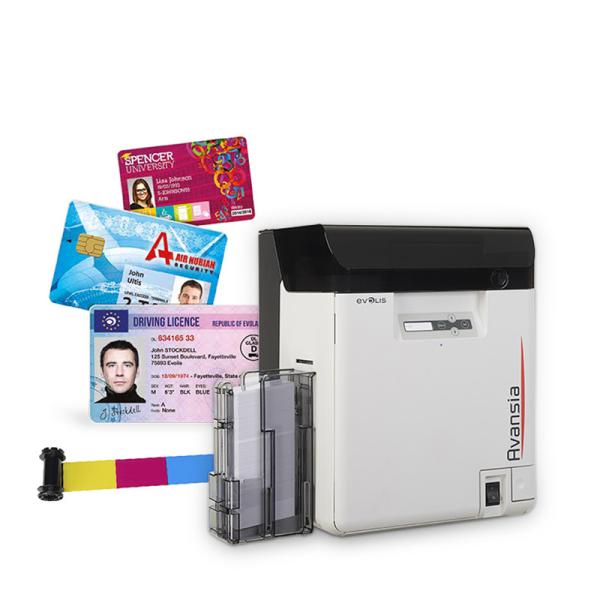 Quality Double Sided ID Card Printer Machine 600 Dpi Retransfer Card Printer for sale