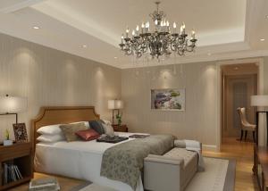 Removable Non woven Wallpaper Simple Stripes Pattern for Bedroom