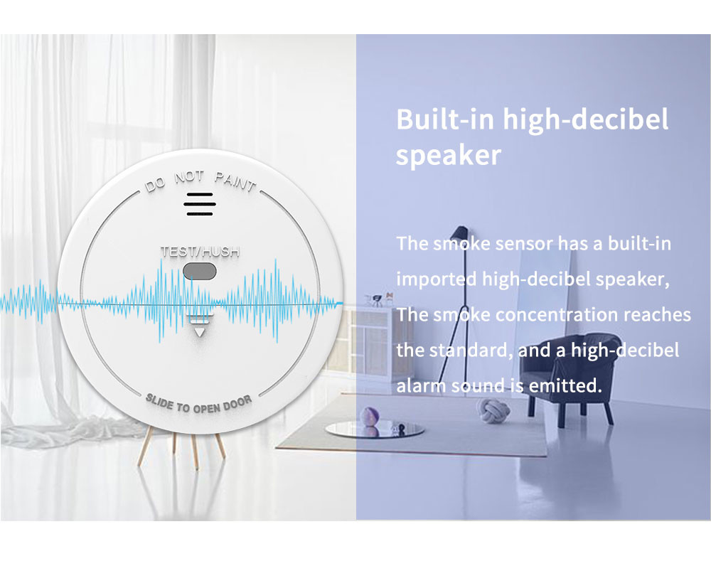 Easy To Install Simple Smart Home Alarm System Detector Battery Operated Phone Control