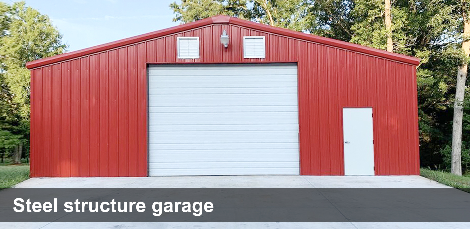 Q235B / Q345B Corrugated Sheet Metal Shed Corrugated Steel Buildings Carport