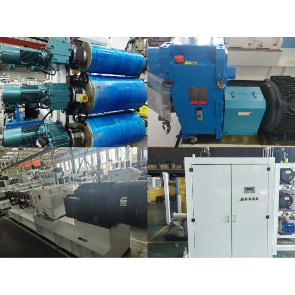 380V 50HZ 3 Phase Twin Screw Extruder Plastic Pet Pp Ps