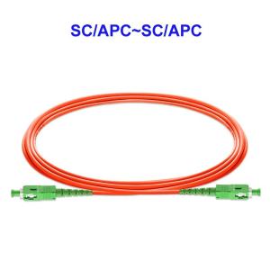 China OM1 OM2 Fiber Optic Patch Cable Multimode Duplex SC APC To SC APC wholesale