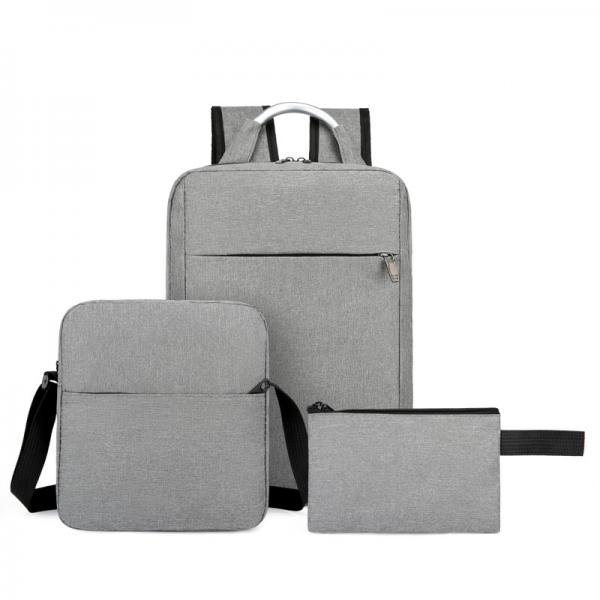 Quality 1.2 Inch Office Backpack Sets 3 In 1 Mens Fashion Backpacks Set With Usb Port for sale