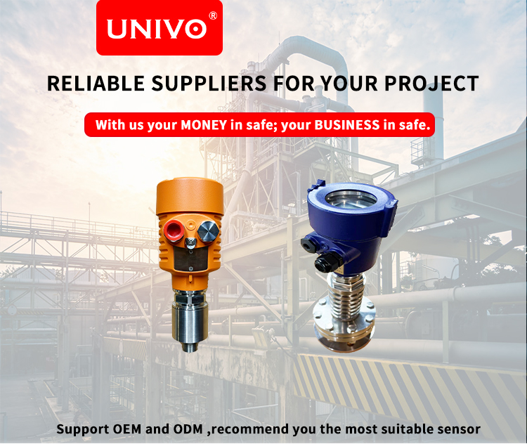 UNIVO UBLG-120 Radar Level Meter for Monitoring Liquid Position within 0-100m Range