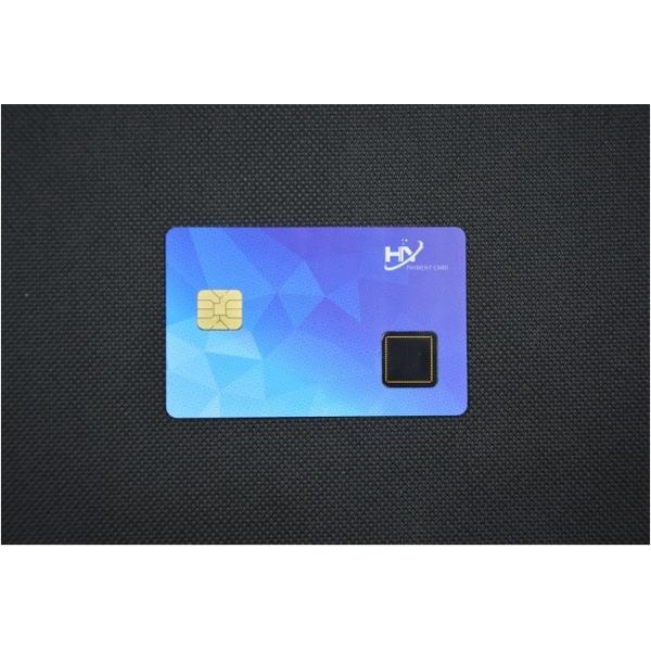 Quality Hardware Software Design biometric fingerprint card 3.0mm 7816 interface for sale