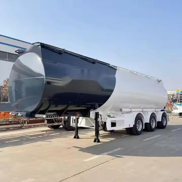 CIMC 3 axles Carbon Steel 40KL 36cbms Pavement Petroleum Asphalt Bitumen Palm Oil Fuel tank