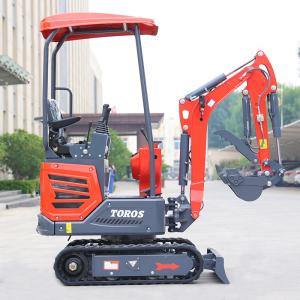 China Adjustable Speed Mini Crawler Excavator 1.2T For Small Scale Projects wholesale