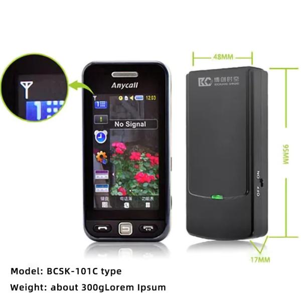 Mini portable signal jammer GSM 3G WiFi device BCSK-101C GPS positioning jammer Rechargeable