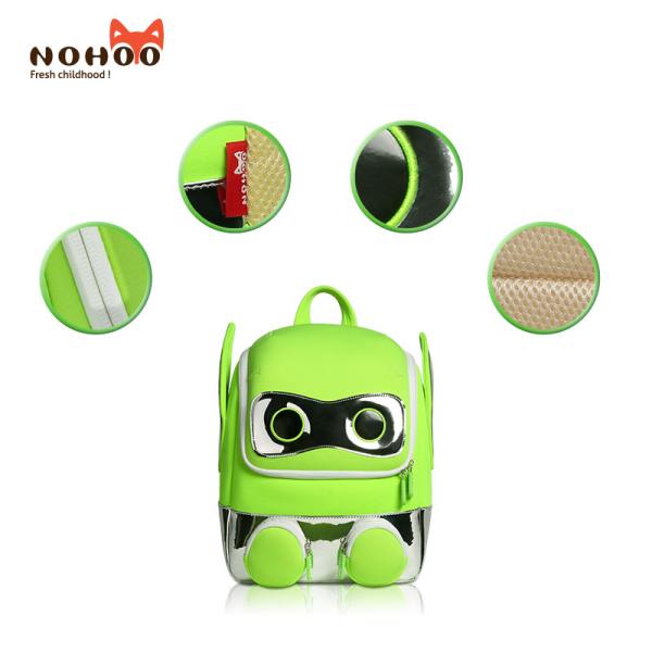 Practical Waterproof Preschool toddler backpack Kindergarten Boys 2-10 year old Robots