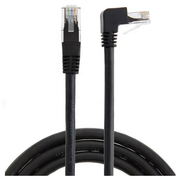 UTP STP 90 Degree Right Left Angle Cat5 Cat5e Cat6 Cat7 RJ45 Extension Ethernet Lan Network Cable