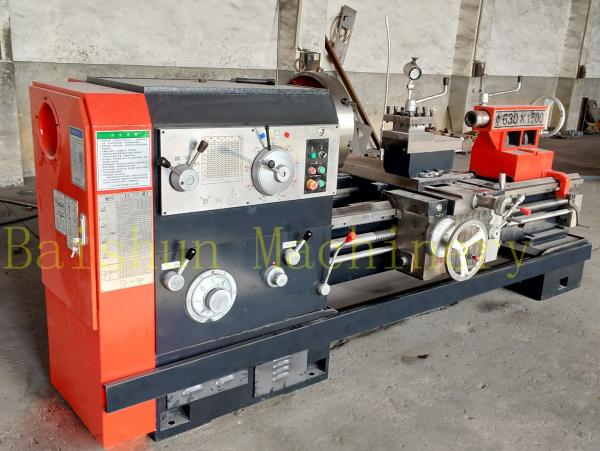 Quality CW6163 Horizontal Engine Lathe Machine / Reliable Large Manual Lathe Machine for sale