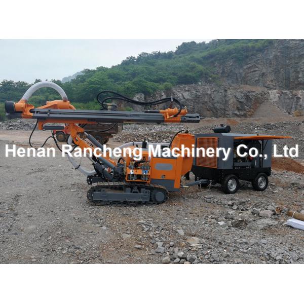 Hydraulic Crawler DTH Down The Hole Drilling Rig 68HP Diesel Engine 20m Drill Depth