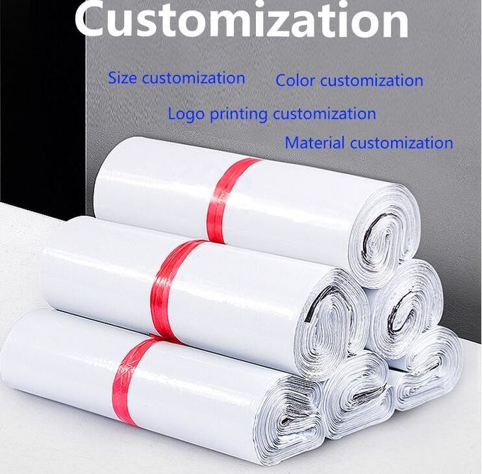 cornstarch made biodegradable and compostable courier mailing plastic shipping packaging bag with custom logo CLOTH PACK