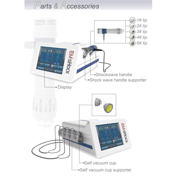 Protable Physiotherapy Electromagnetic Shockwave Therapy Device For ED Treatment