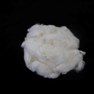 Off White Flame Retardant Viscose Staple Fibre 64mm For Non Woven Fabric