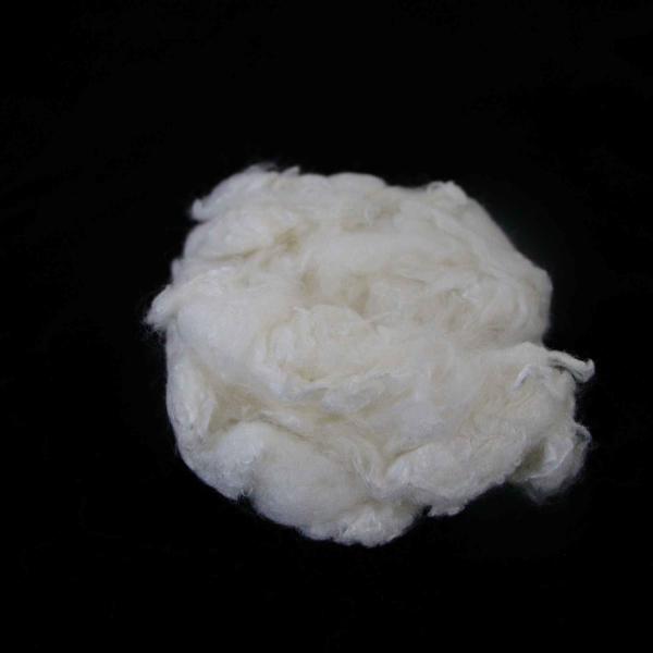 Quality Off White Flame Retardant Viscose Staple Fibre 64mm For Non Woven Fabric for sale