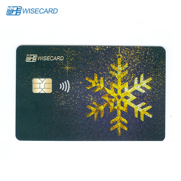 CR80 Metal Smart Card With Chip For Time Attendance