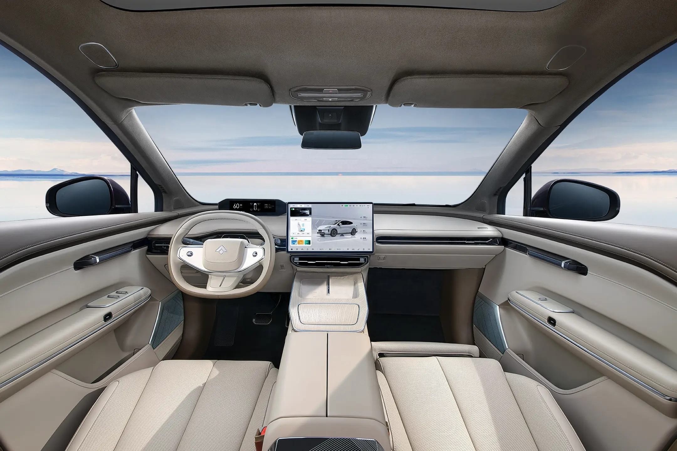 Hyper HT China Luxury Pure Electric SUV Battery Life 550km-770km Rear Gull Wing Doors