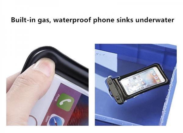 Floating Waterproof Phone Pouch , PVC ABS Waterproof Cell Phone Pouch