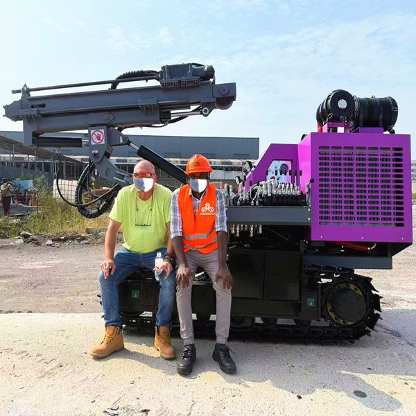 Mining DTH Drilling Equipment Top Hammer Crawler Drilling Rig Borehole Drilling Machine Price