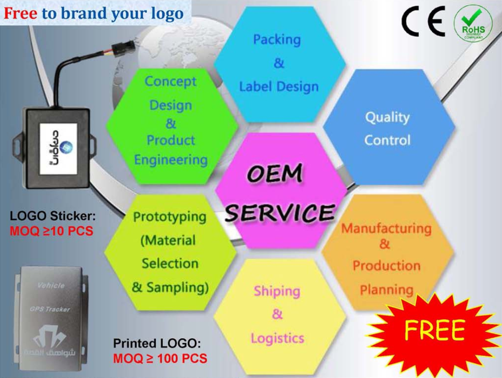Multi-functional Driver Identification GPS Car Tracker Passive RFID Car Alarm for Fleet Management GPS tracking device