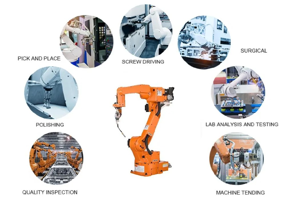 6KG 1405mm Robot Arm Packaging Material Making Machine Automatic Palletizing Robot