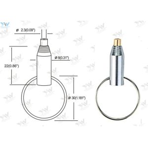 China OEM Adjustable Lock Cable Grippers Brass Material Key Ring Grippers wholesale