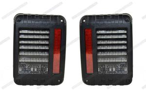 10 - 30 V Jeep Wrangler Jk LED Headlights Auto Parts For Brake Tail Lights