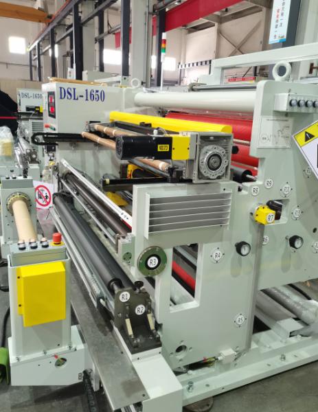 Quality DSL Series 500MM - 1250MM Slitter Rewinder Machine Automatic Unwinding Correction for sale
