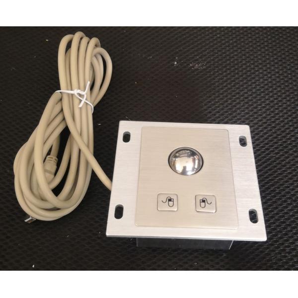 Y Cable / PS2 / Usb Trackball Mouse , Rugged Panel Mount Trackball Computer Mouse
