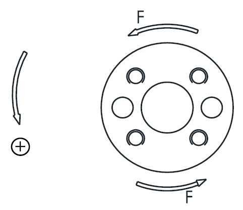 Aluminum Alloy Force Sensor Load Cell For Torque Force Measurement