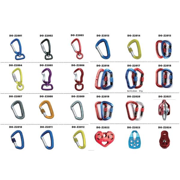 Aluminum Large D Ring Snap Hook With Sponge Big Carabiner Hook