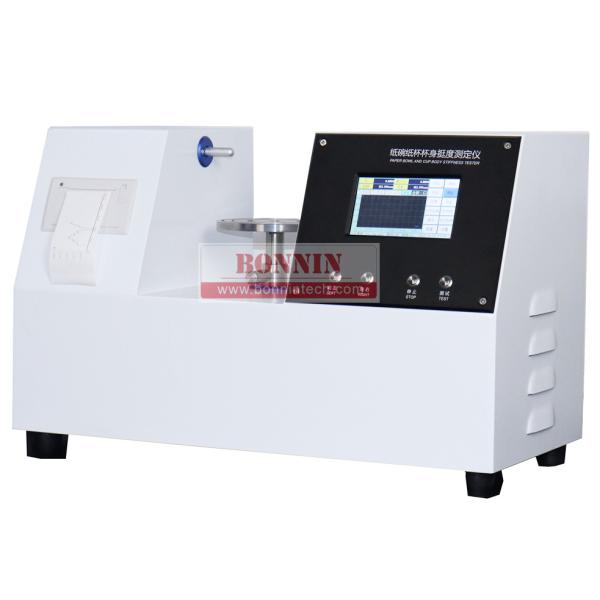 Quality High Accuracy Touch Screen Paper Cup Stiffness Tester for sale