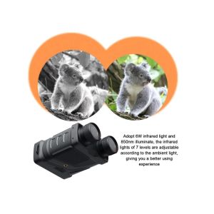 China 7 IR Level R12 Binocular Night Vision Scope With Camera wholesale
