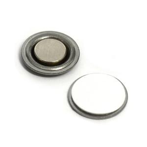 China Round D17x6mm N35 Neodymium Button Badge Magnet on sale