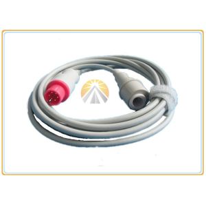 Generic Transducer Cable For Spacelabs / Mindray , Gray Transducer Adapter