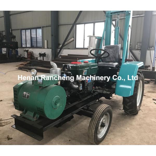 150m Depth Borehole Drilling Machine 30KW Four Wheel Tractor Water Well Drilling Rig