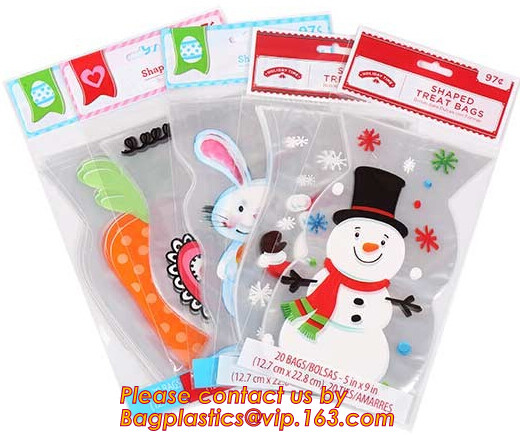 Custom CPE semitransparent printing frosted corded beaded gift bags,lovely children clothes gift packing plastic bag